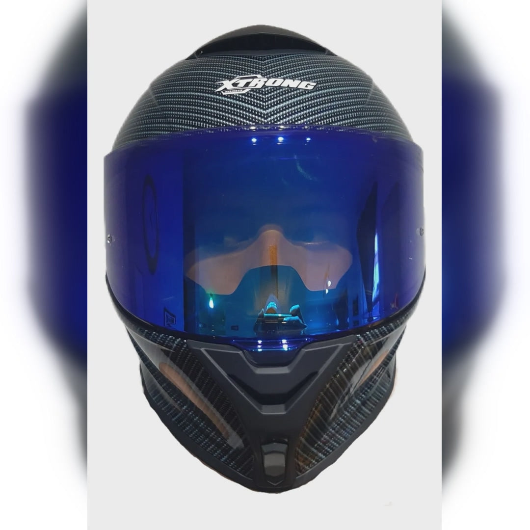 Casco Xtrong tipo Fibra Carbono