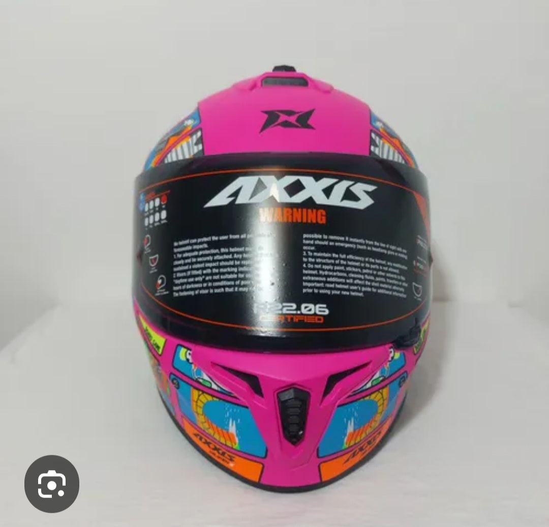 Casco Axxis Drake Oca Rosa Mate