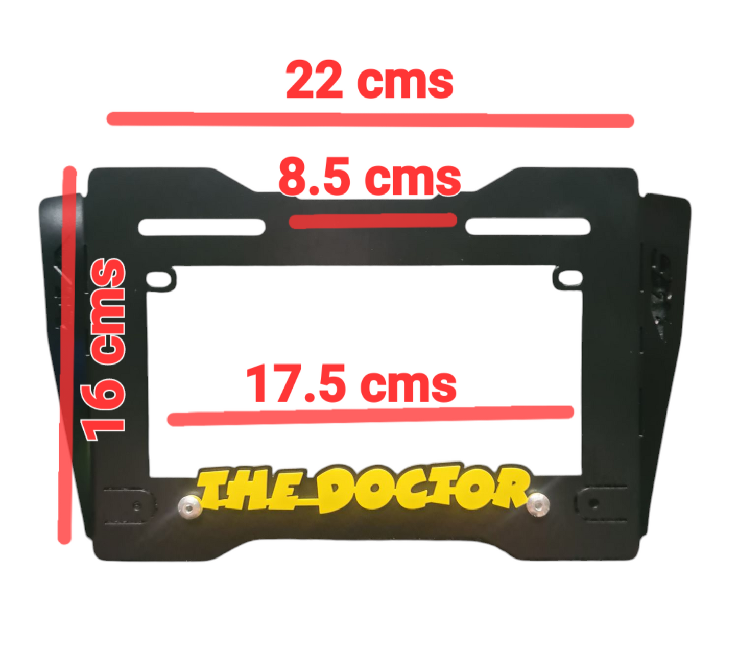 Porta Placa Moto Metálico